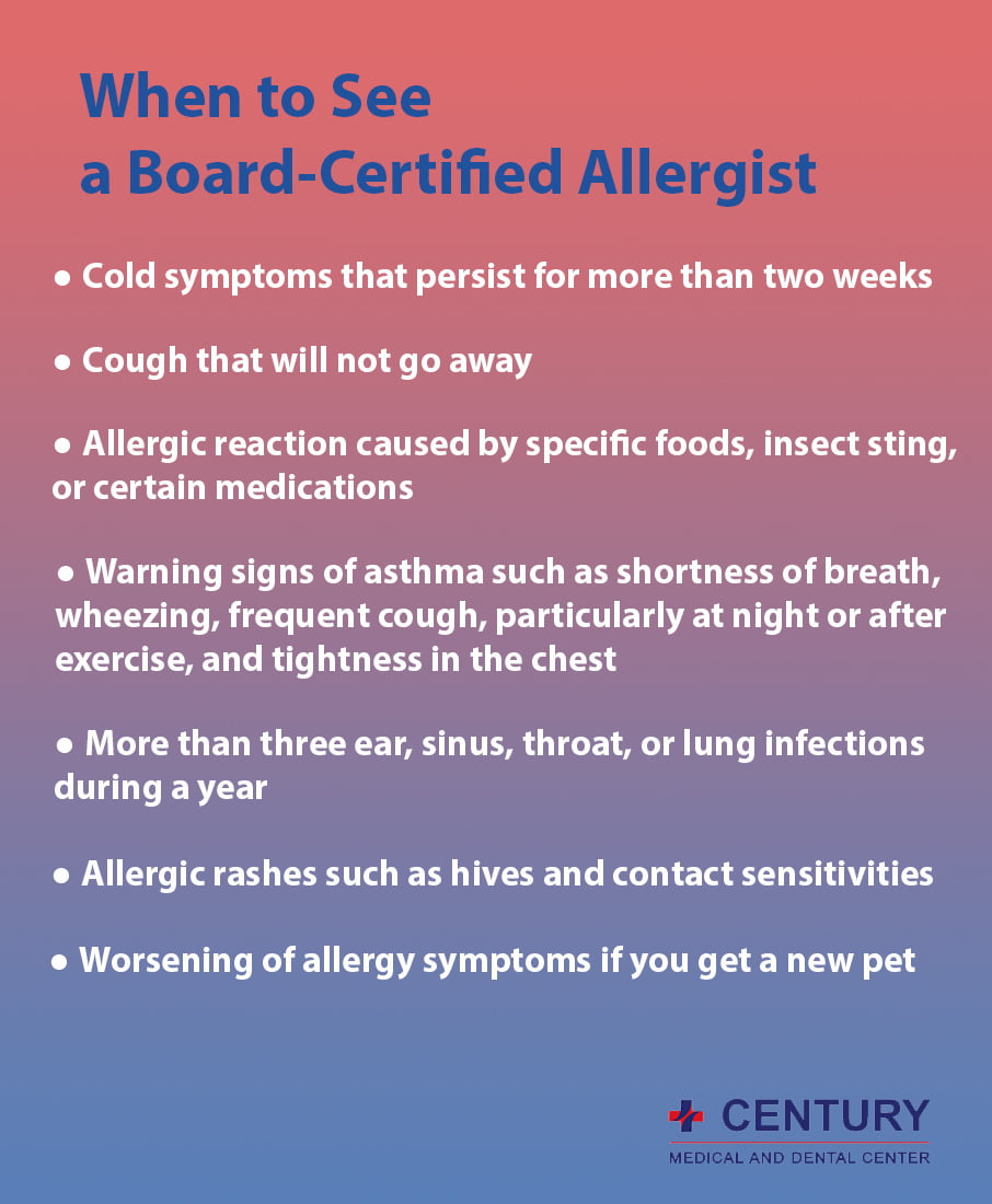 When to See a Board-Certified Allergist