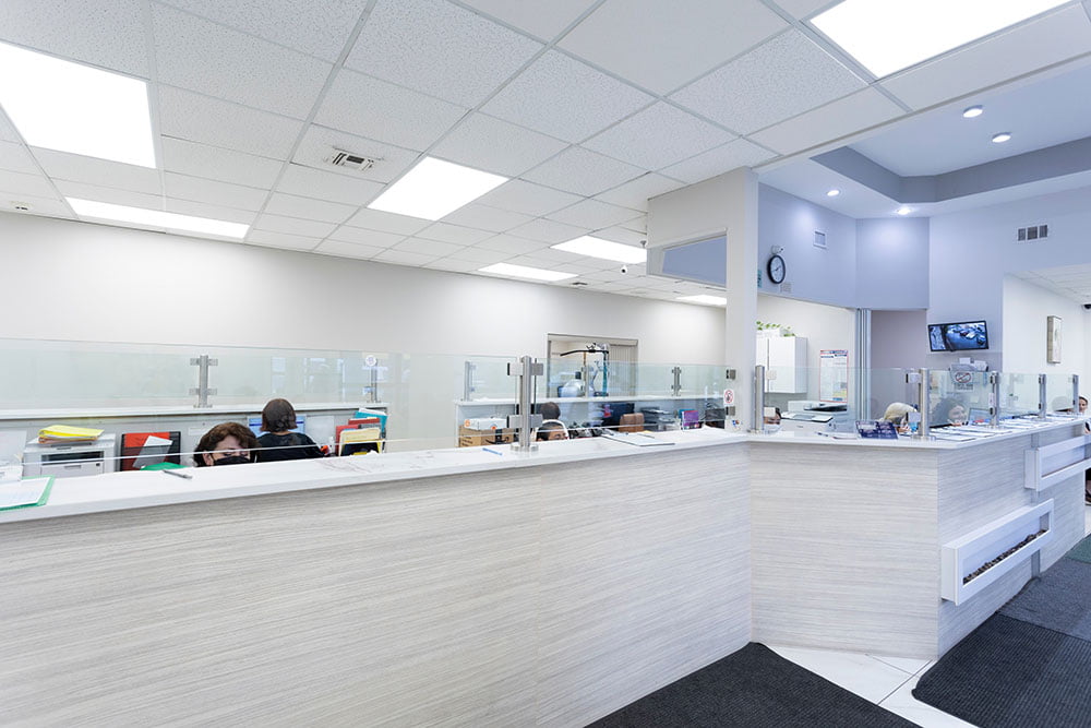 Ave X inside reception