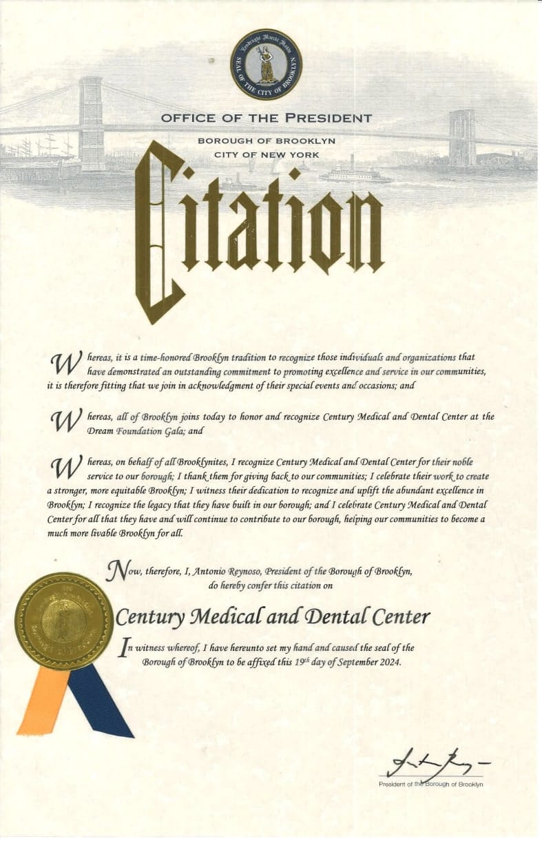 Citation From Office of President