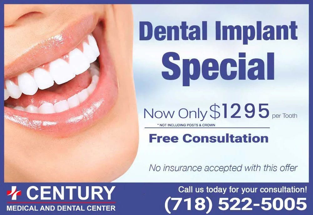 Dental Implant Special Discount Now Only $1295 per Tooth